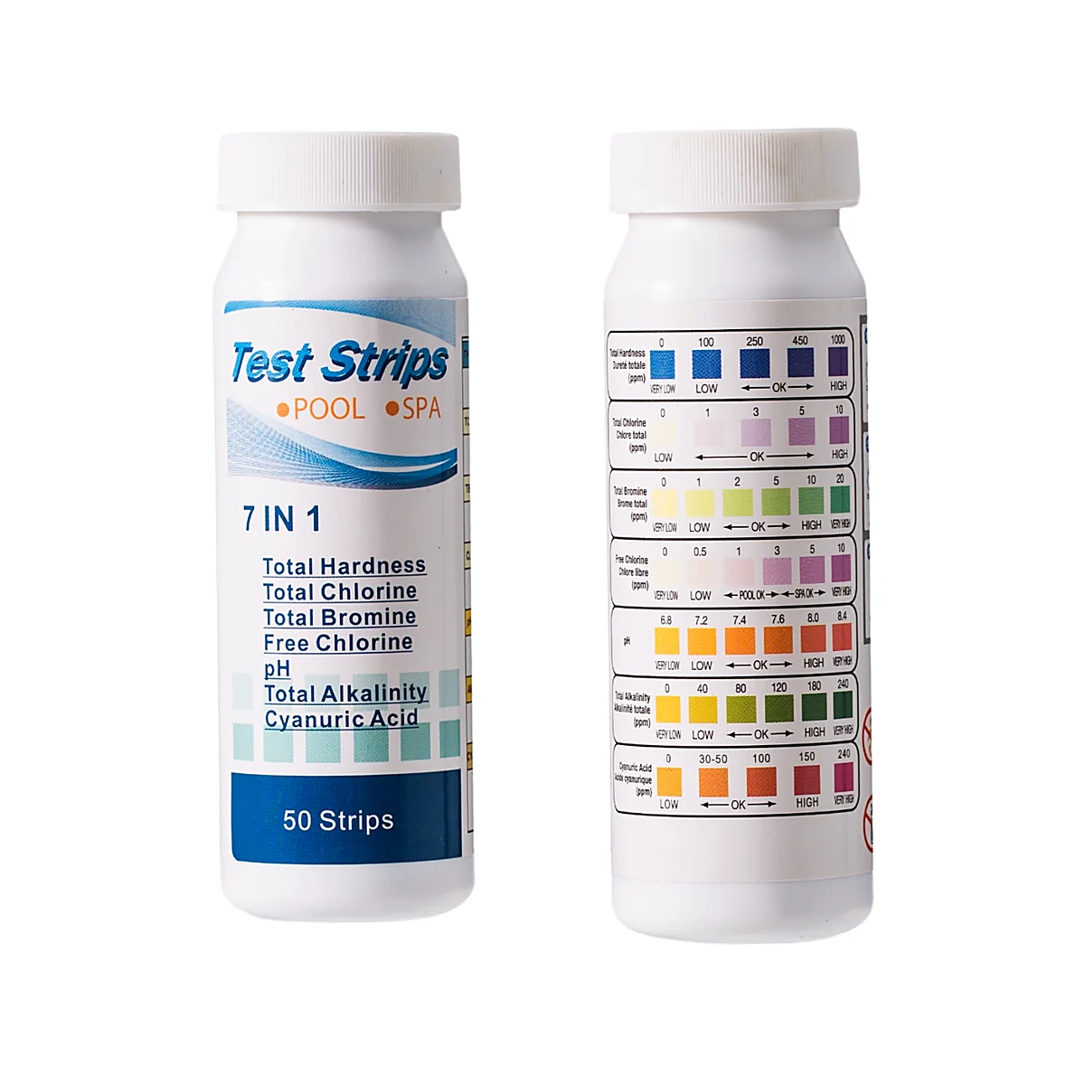 TS801 7 in 1 test strips